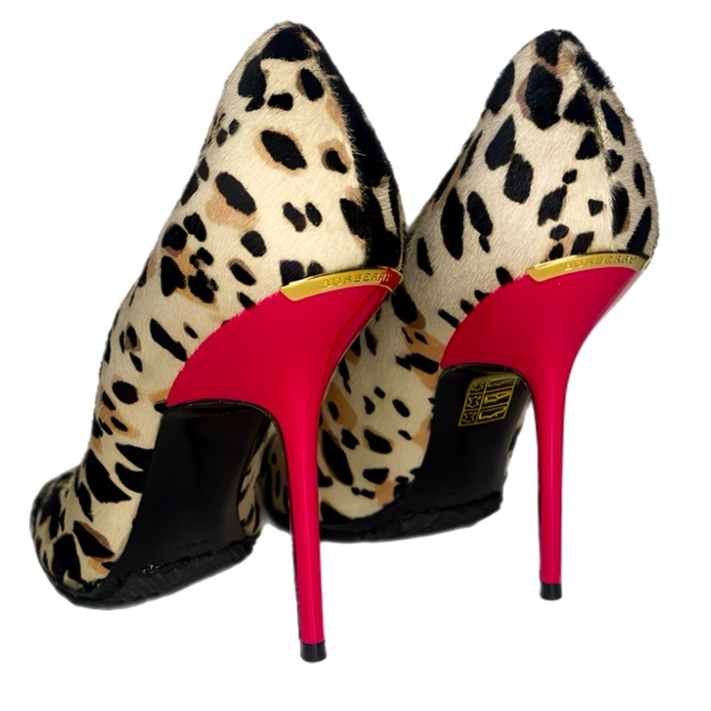 Ponyhair Animal Print Pumps